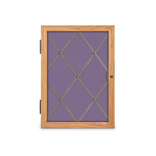 United Visual Products Sliding Door Wood Corkboard, 96"x36", Ligh, UV9006OCS-LTOAK-FORBO UV9006OCS-LTOAK-FORBO - main